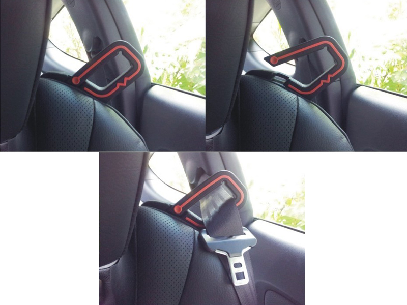 seat belt holder