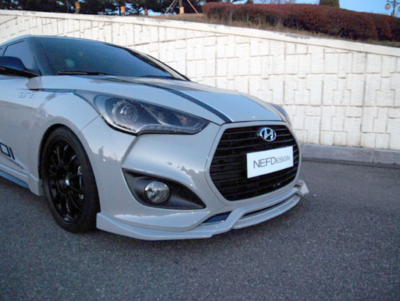 veloster turbo front splitter