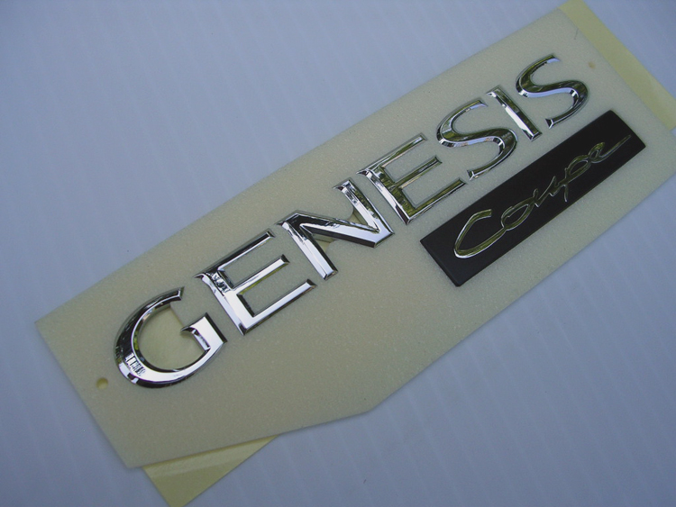 OEM Genesis Coupe Lettering