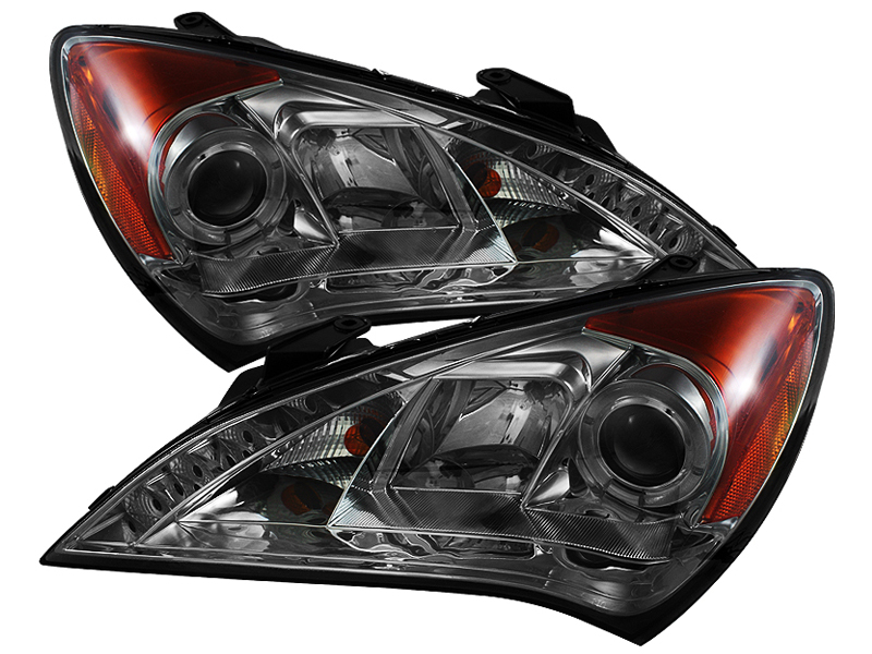 Spyder Auto LED Headlights (Smoked)