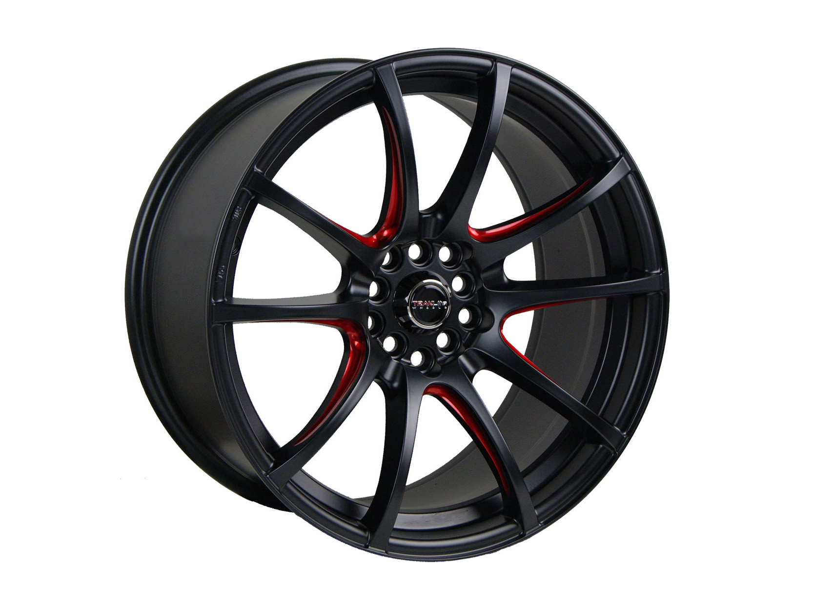 TrakLite Angle Wheels (Black-Red)